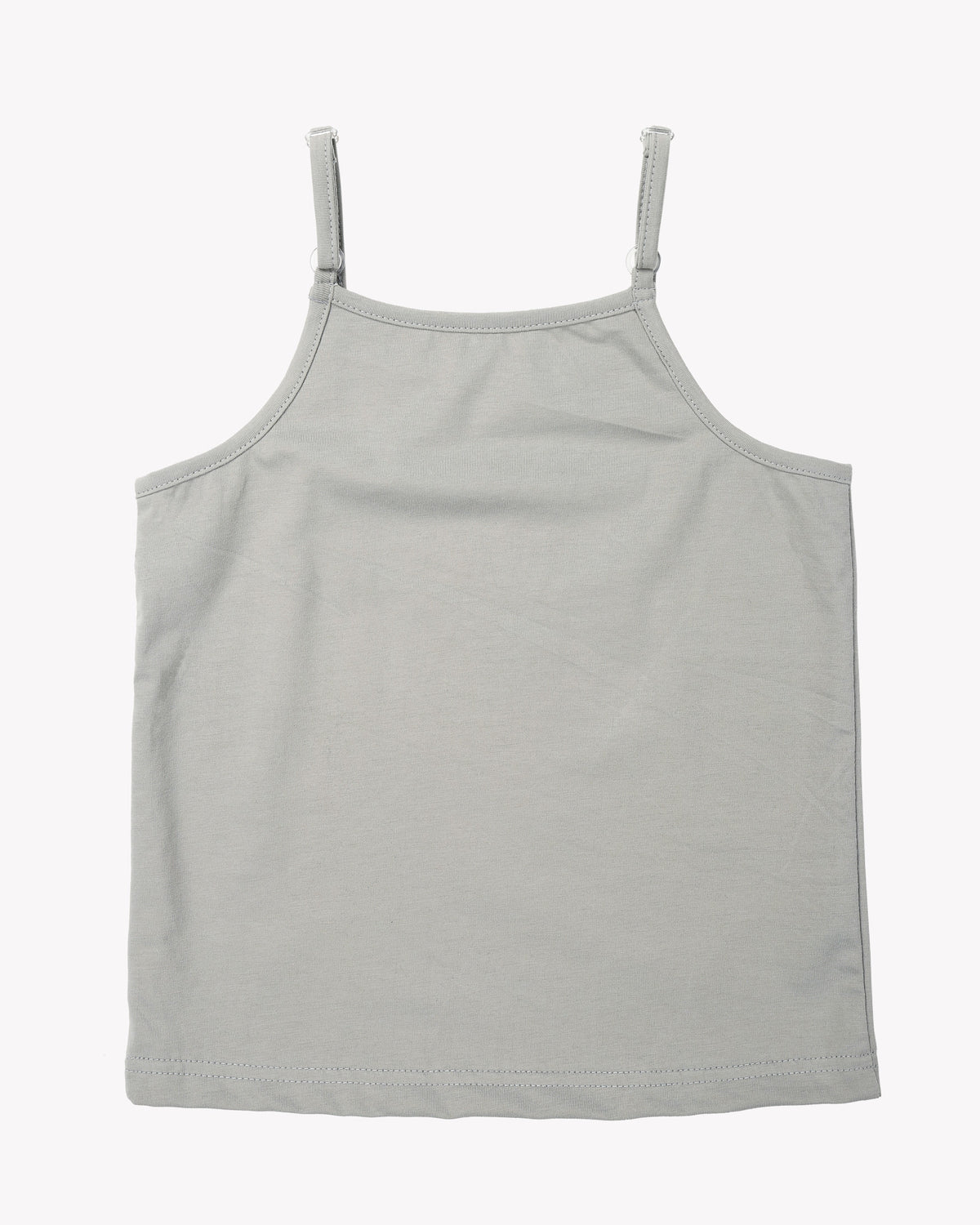 Fitted Tall Strappy Top In Grey Back