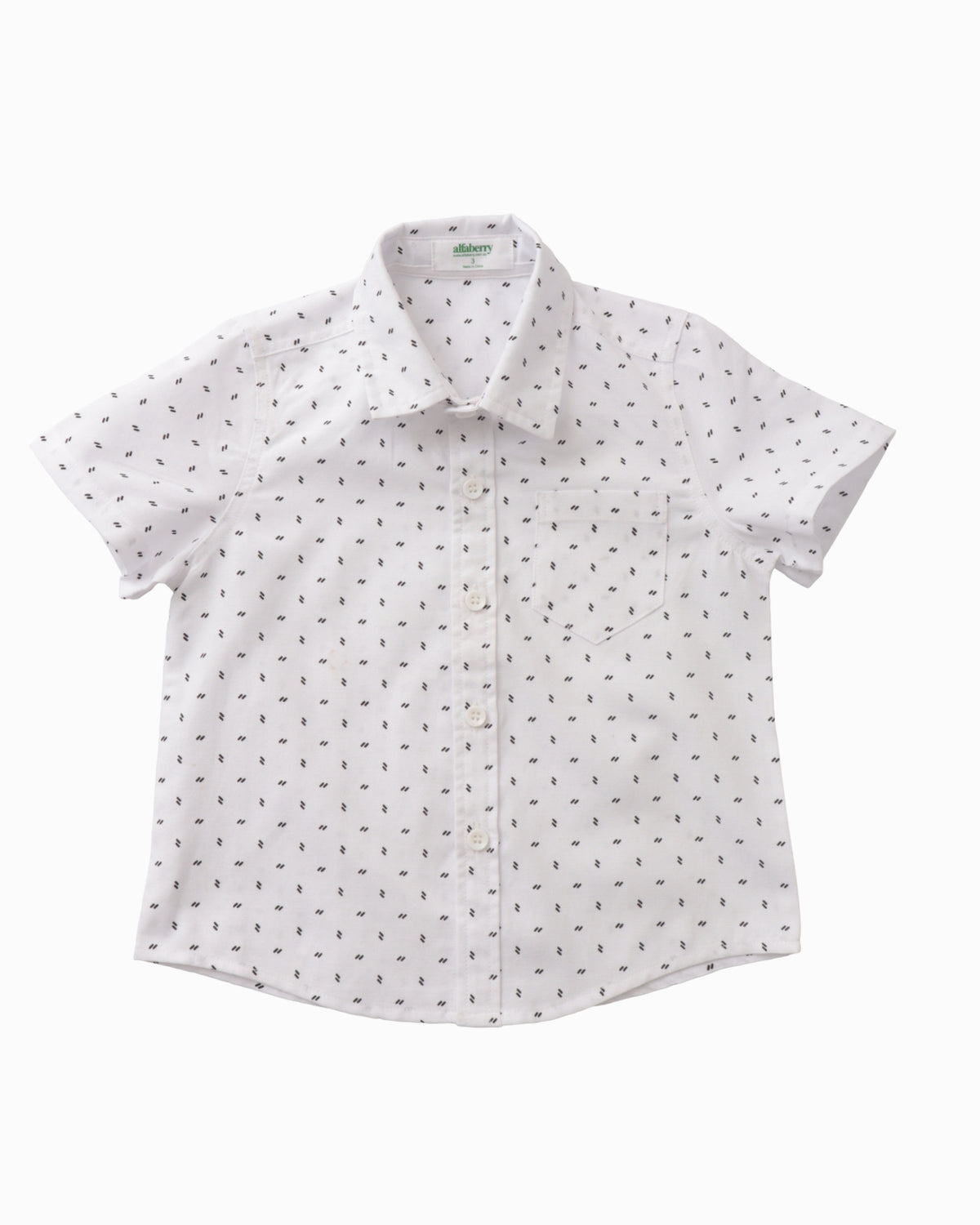 Classic Button Up Shirt In Repeat Print