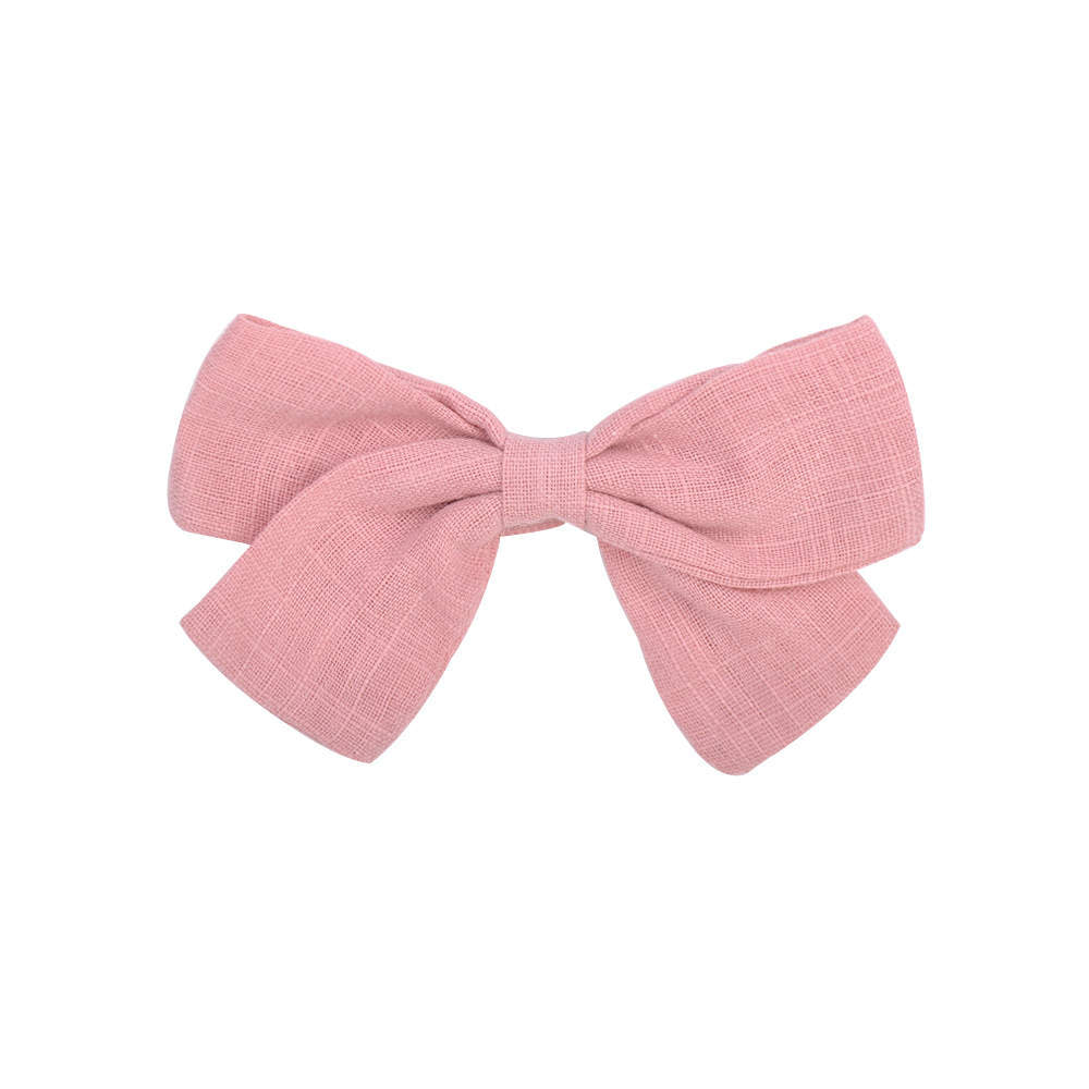 Evelyn Classic Linen Bow