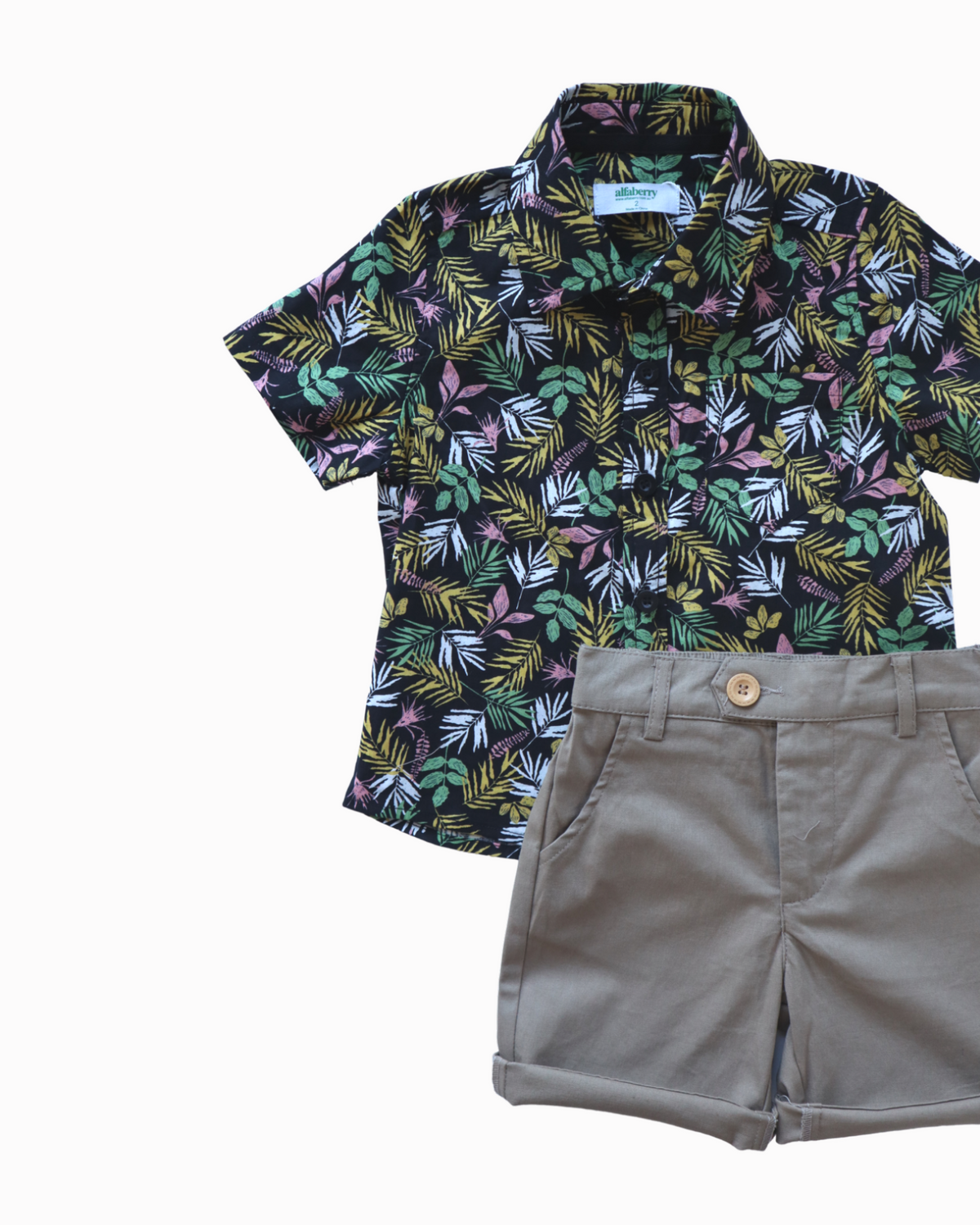 Ferns and Fronds Button Up Shirt