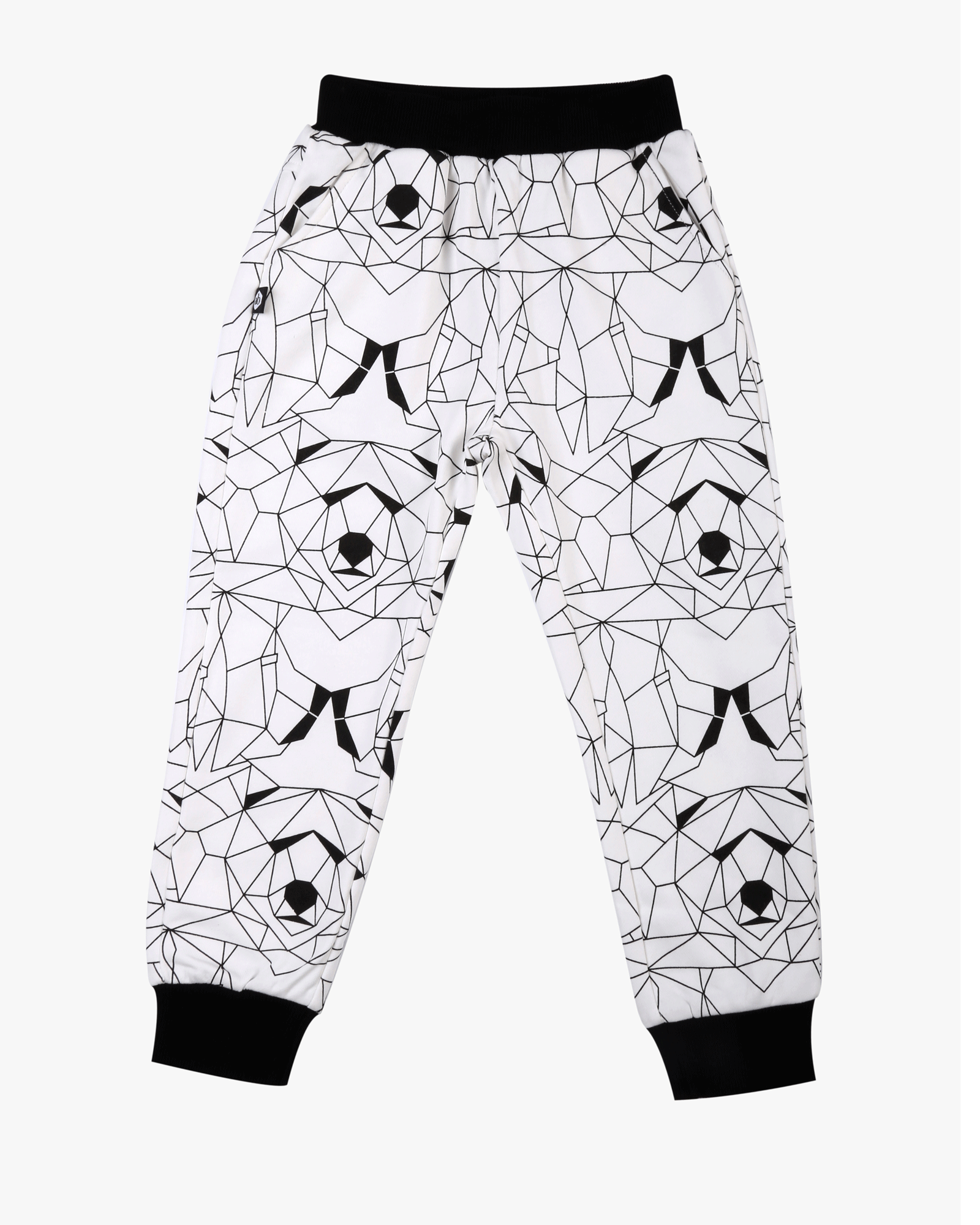 Bear Hunt Cuffed Trackies White Polar Front