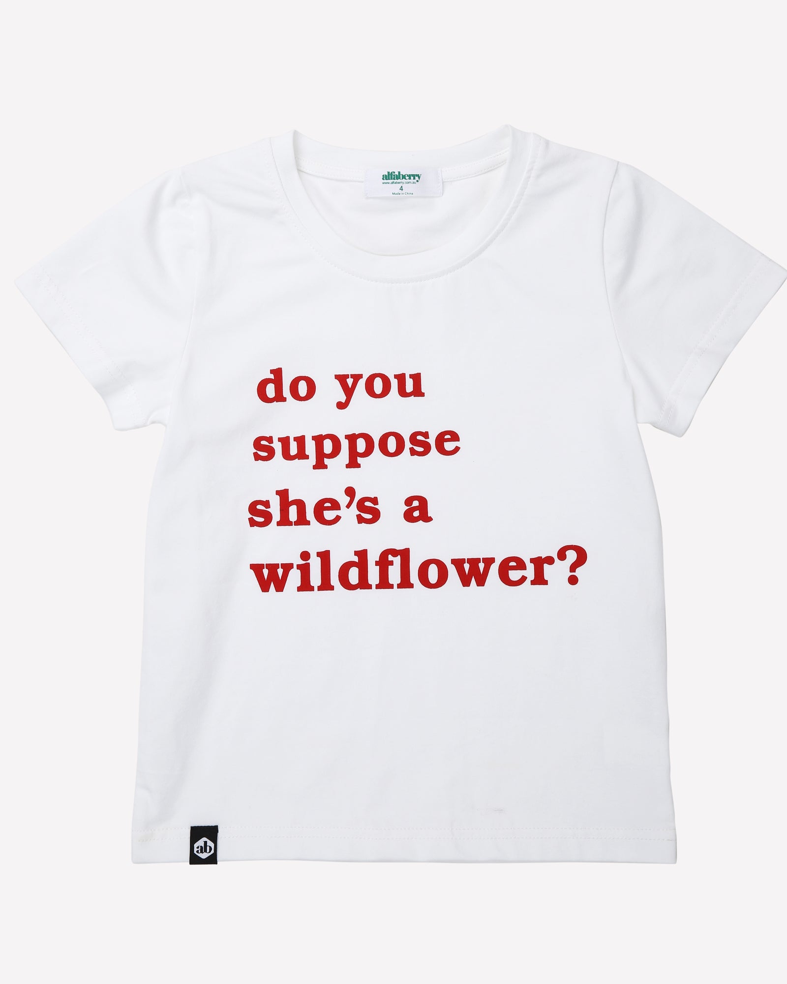 Do You Suppose Tee In Red Front