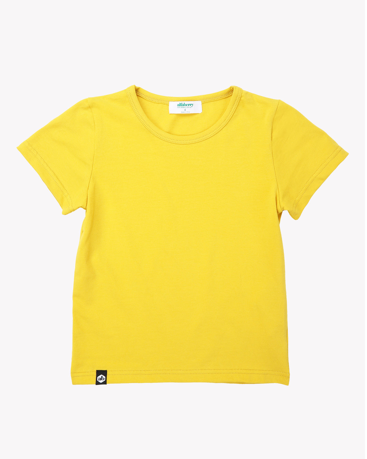 Forever Tee In Mustard Front
