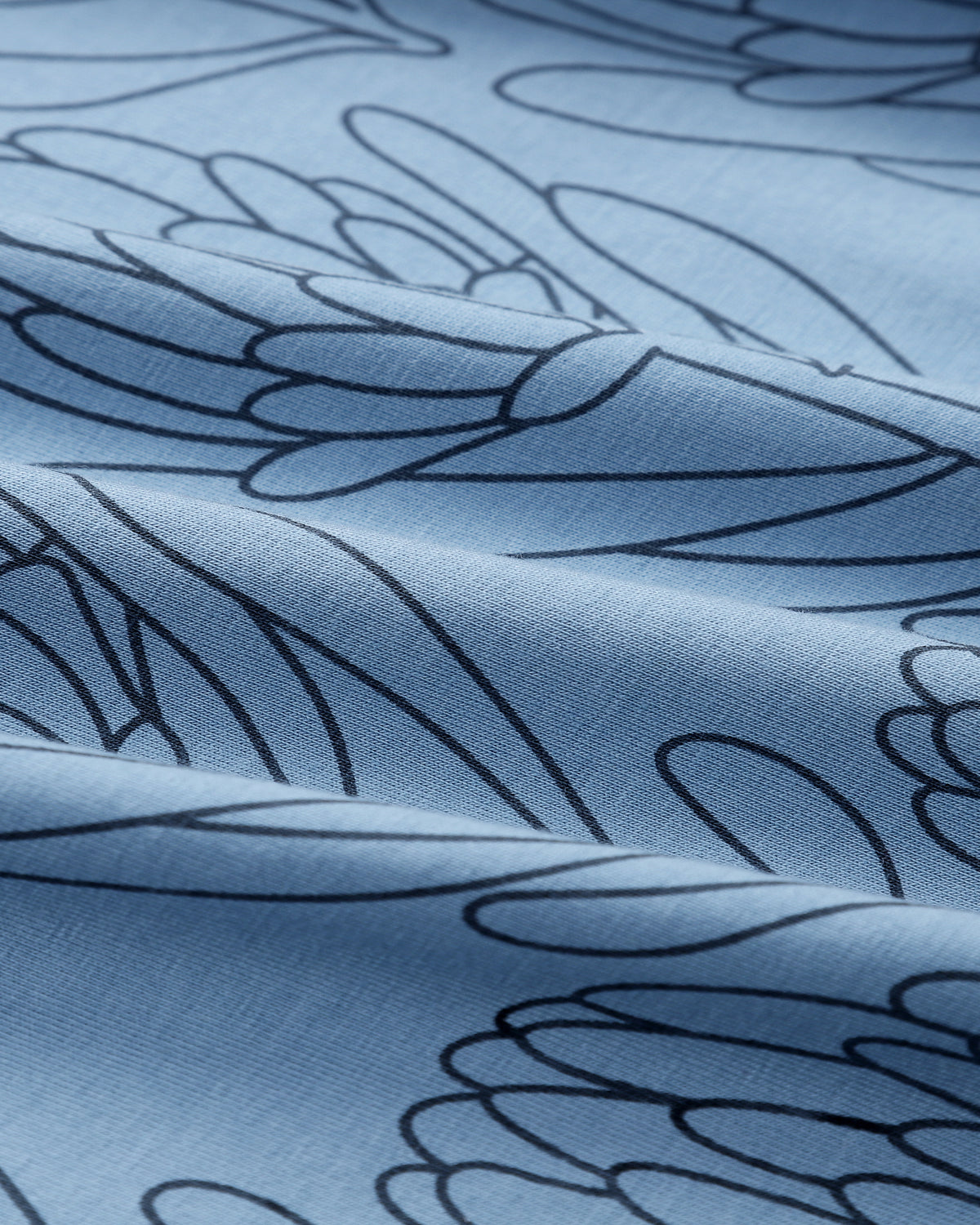 Waratah Tee Dress In Blue Detail