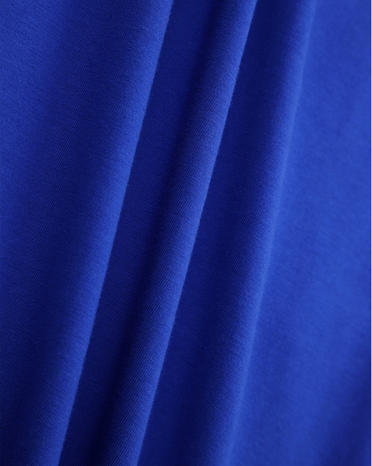 Pleated Sleeve Dress In Cobalt Detail