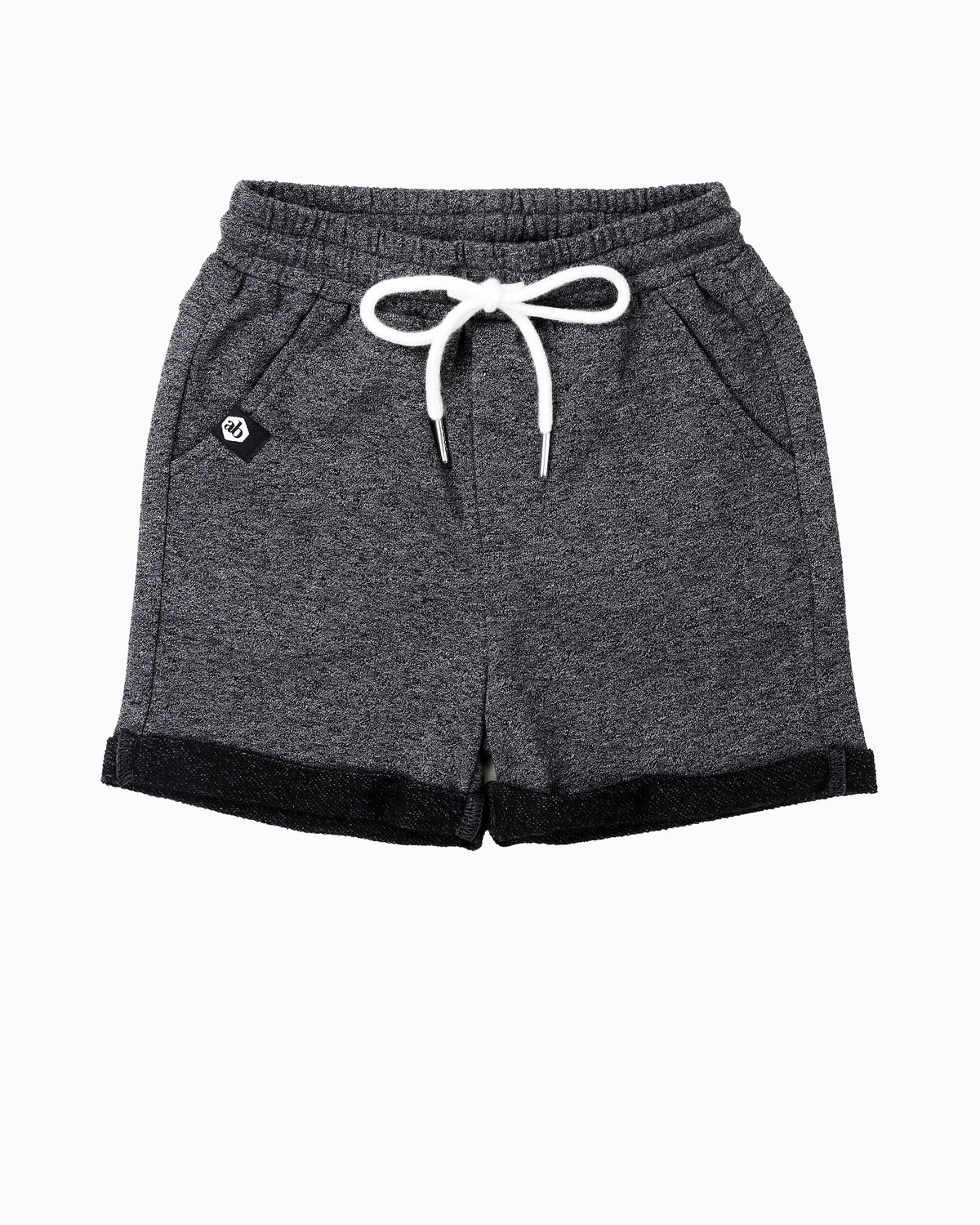 Everyday Short In Charcoal Front