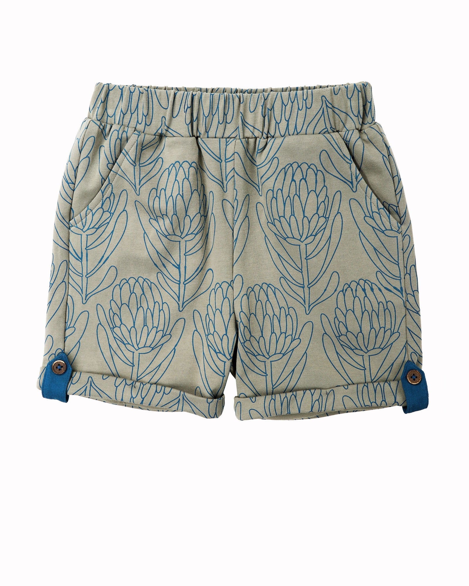 Waratah Cuff Short In Grey Front