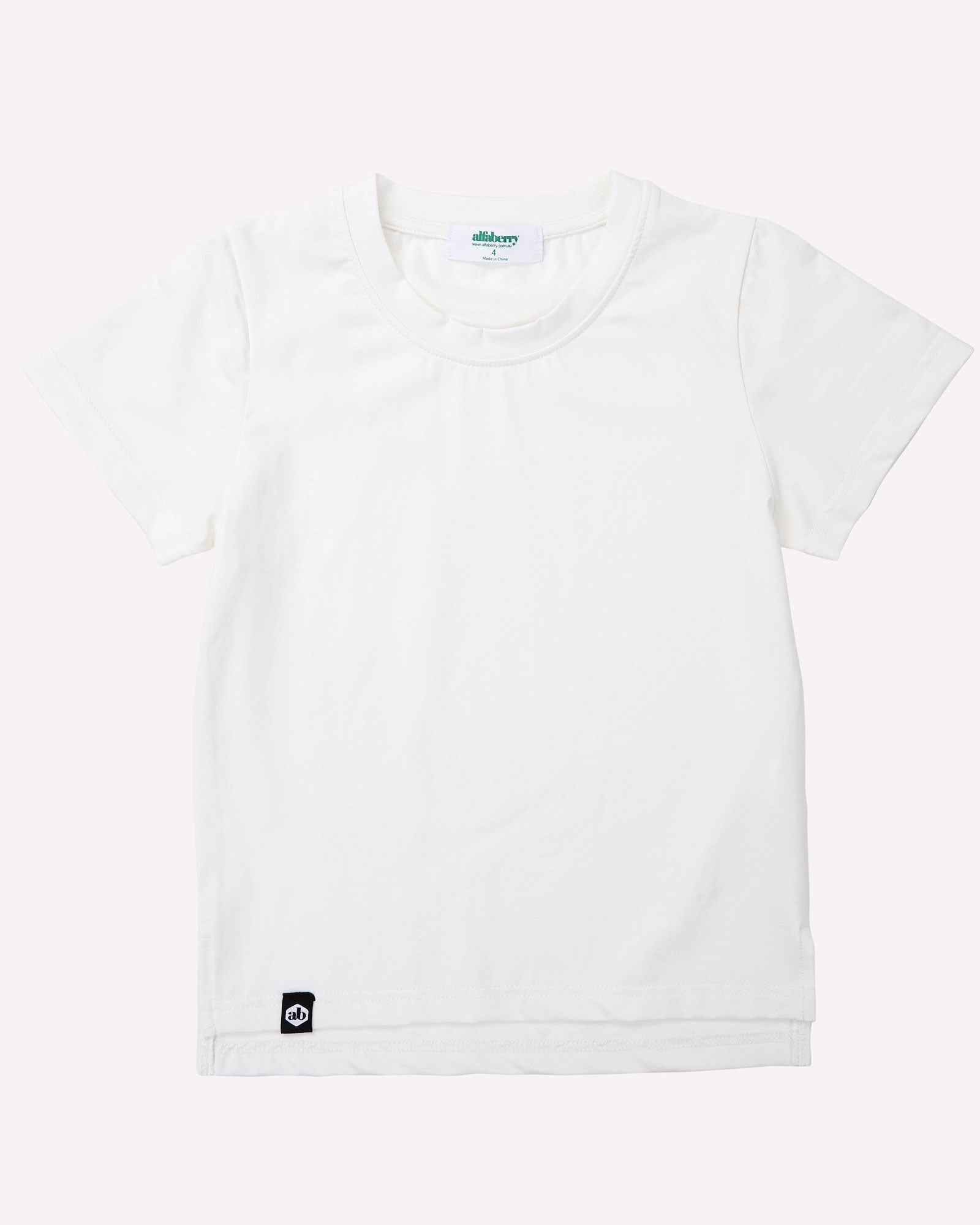 Buddy Tall Tee In Ivory Front