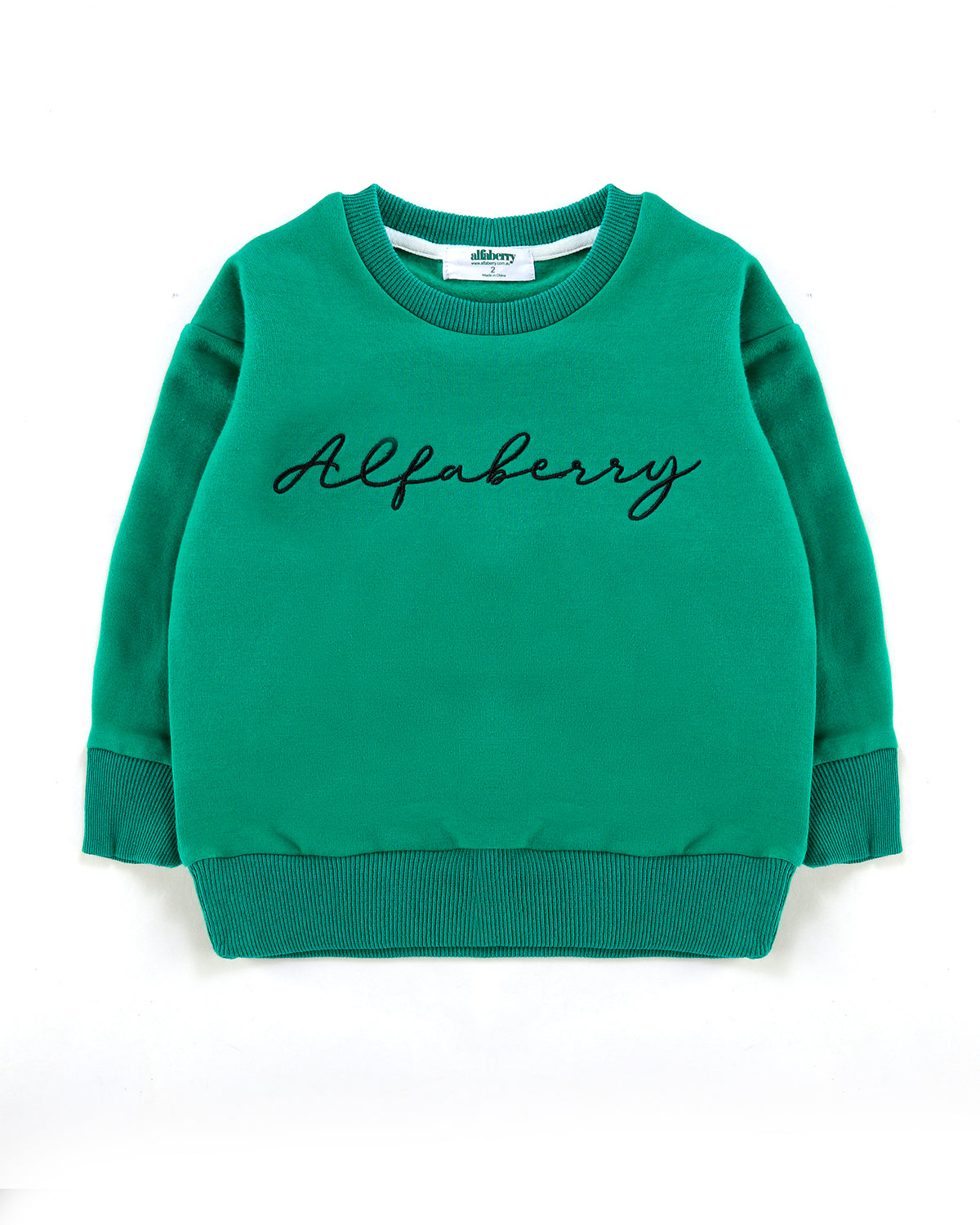Alfaberry Signature Jumper in Green Front