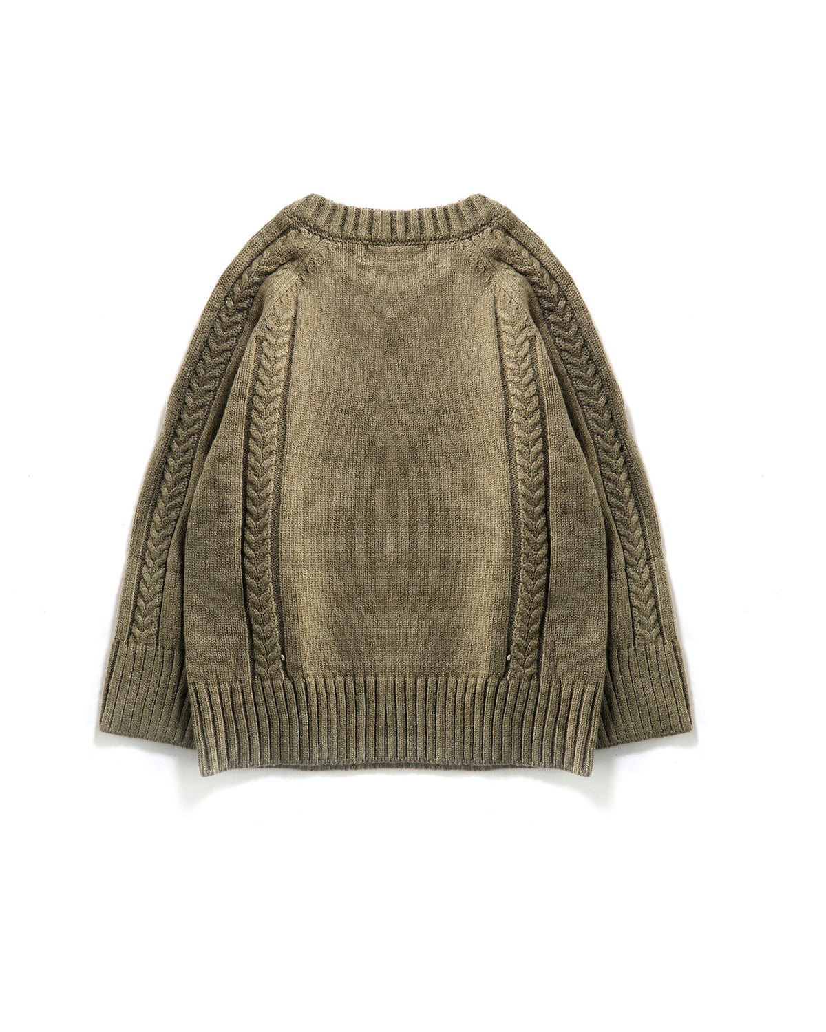 Button Up Jumper in Olive