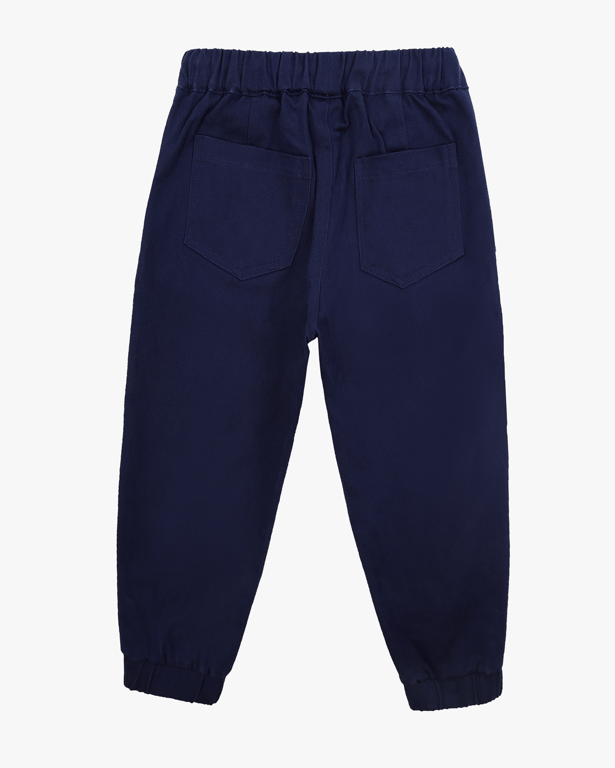 Cuffed Trousers Navy Back