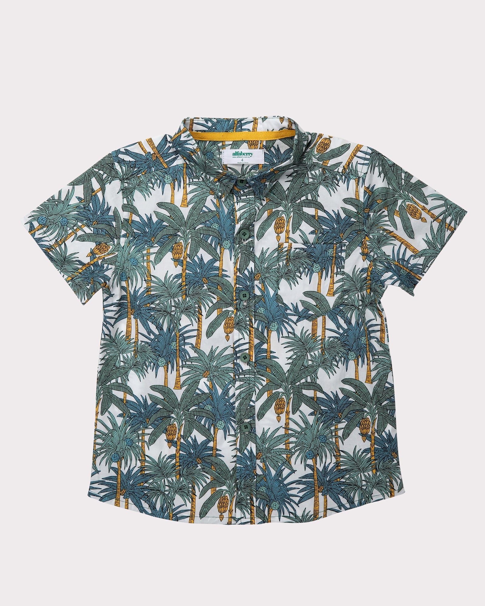 Into The Jungle Shirt In White Front
