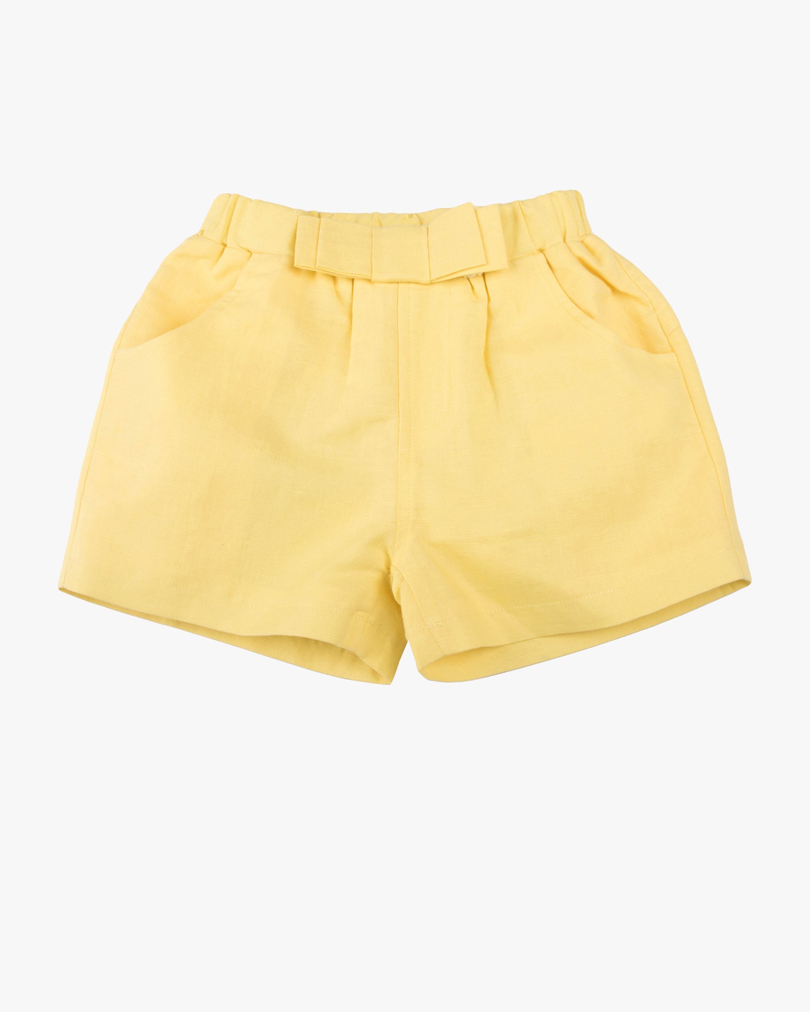 Linen Dress Short yellow