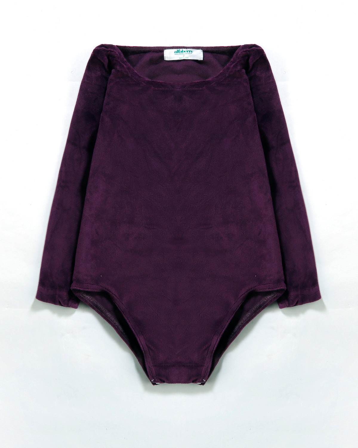Cosy Bodysuit in Mulberry Front