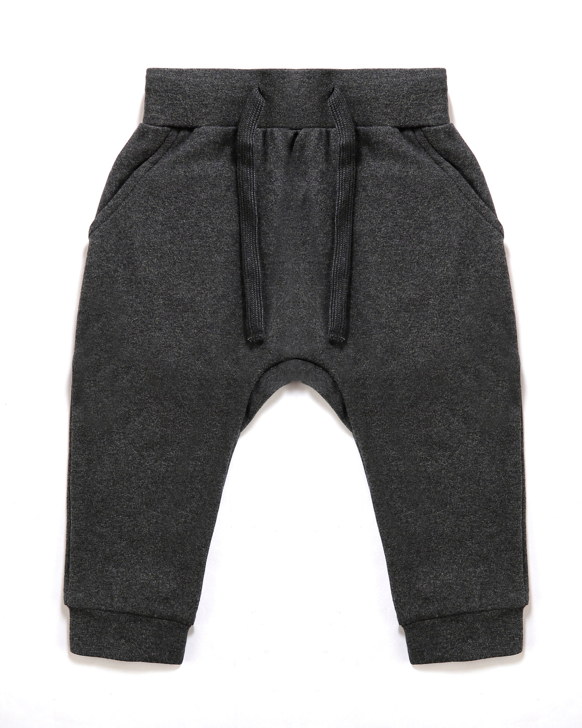 Slouch Trackie in Charcoal Front