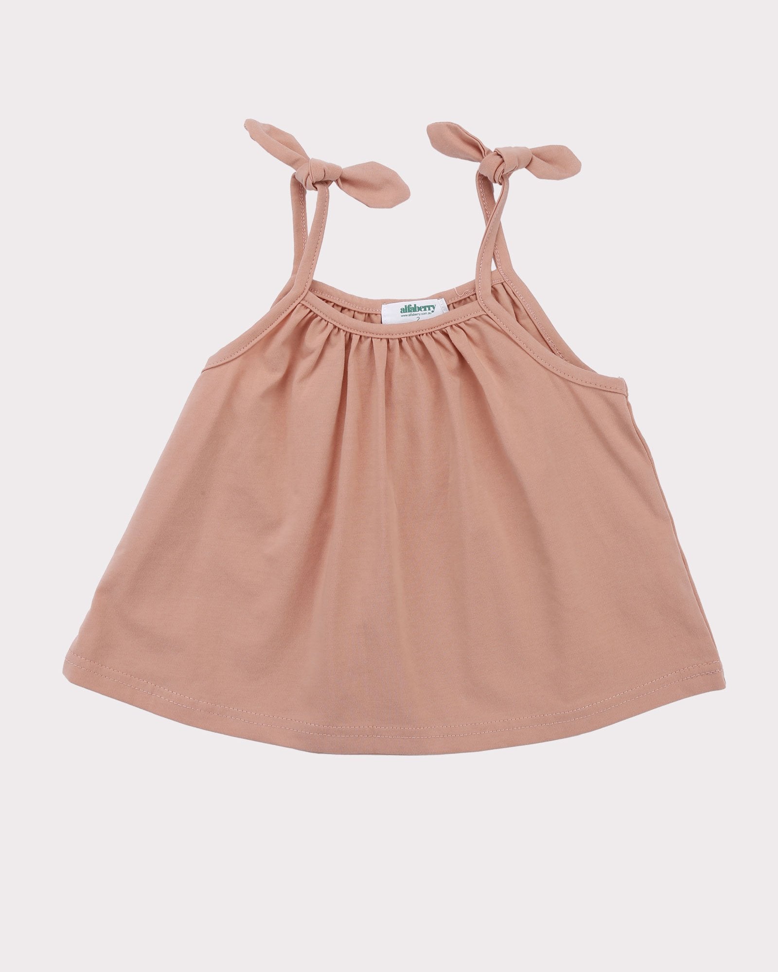 Pretty Strappy Top in Papaya front