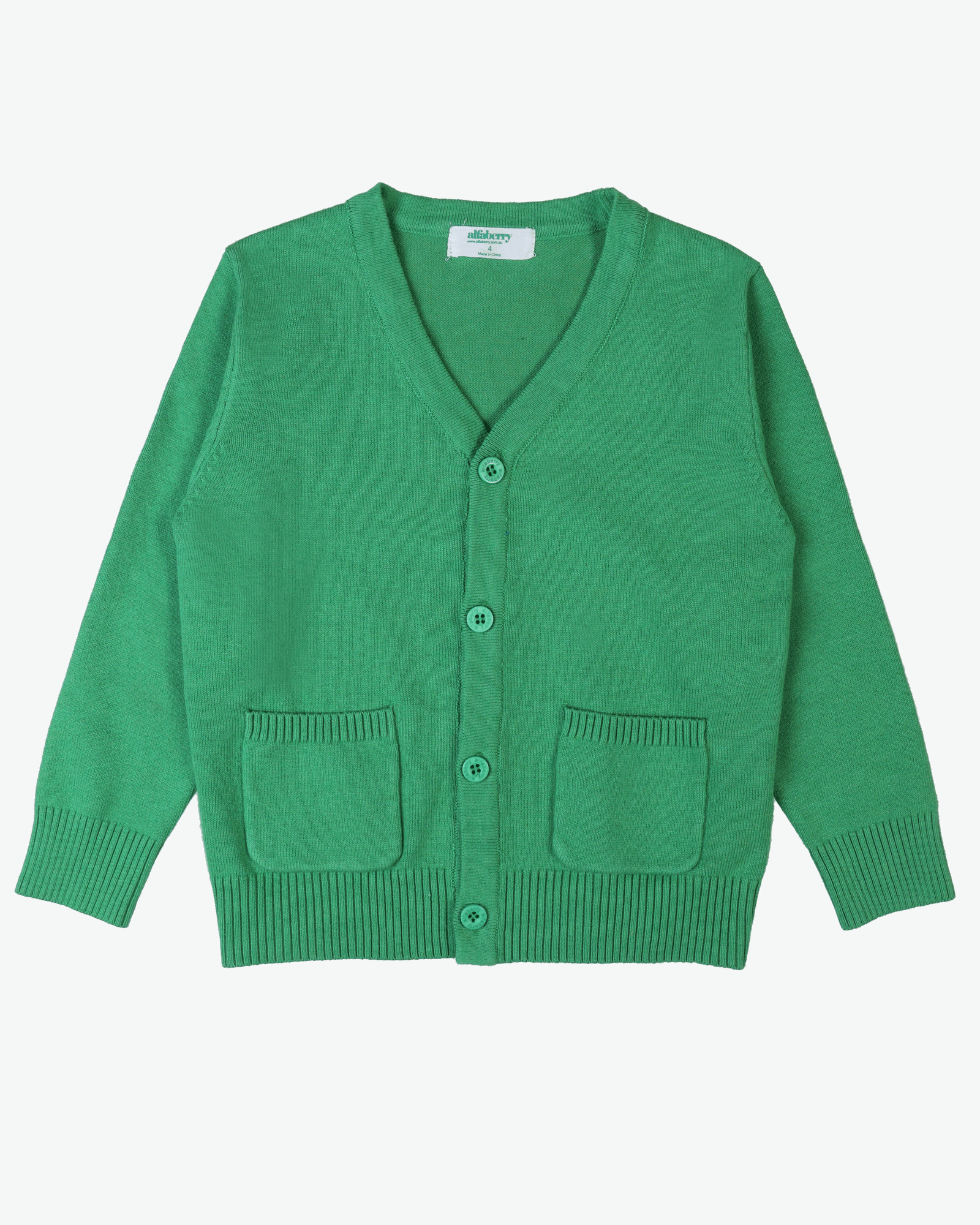 Signature Cardi Green Front