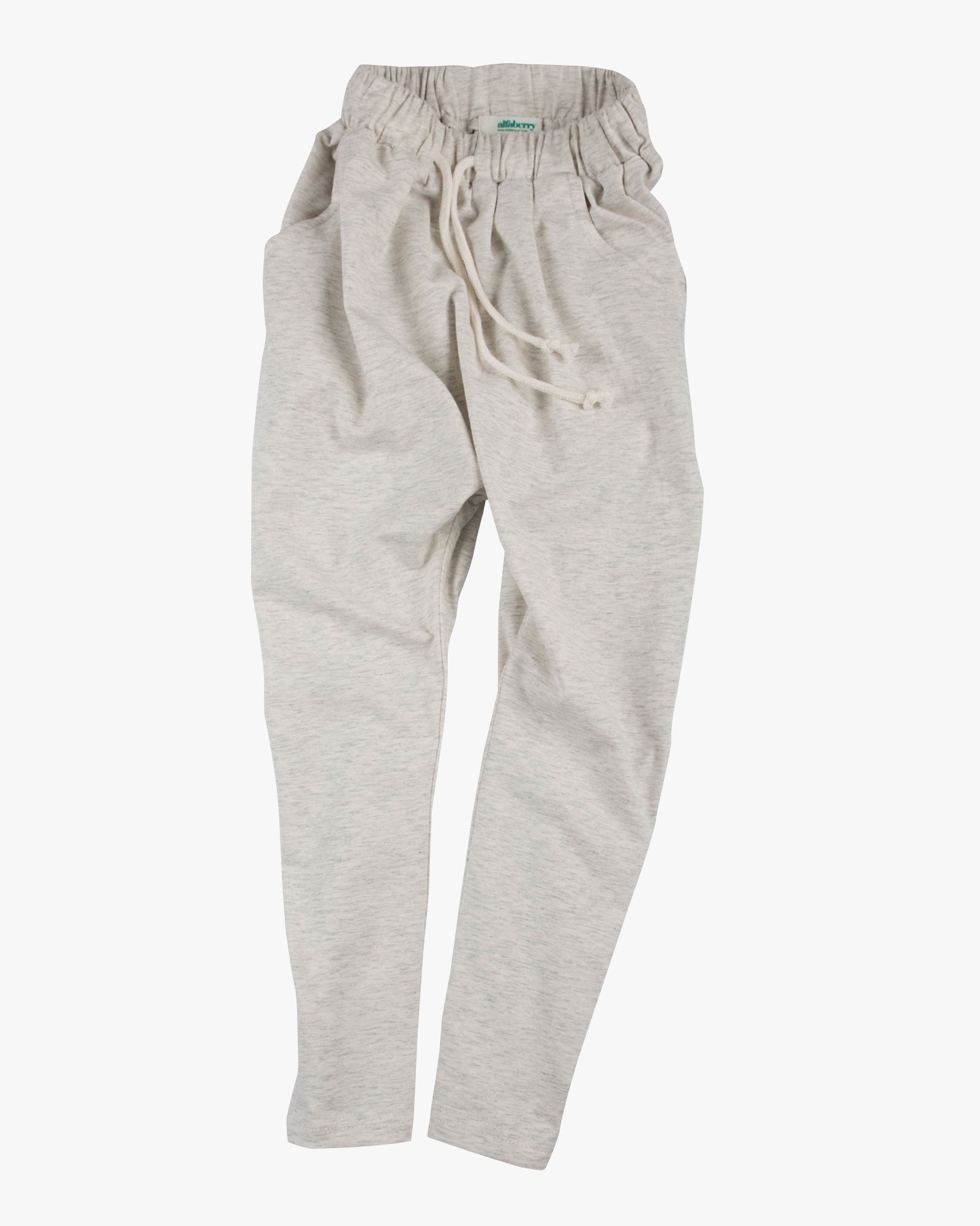 Slouch Jersey Pant cream marl front