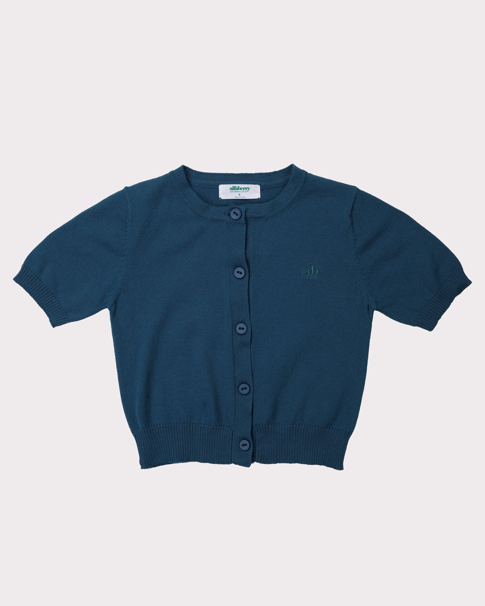 Sunset Cardigan In Blue Front