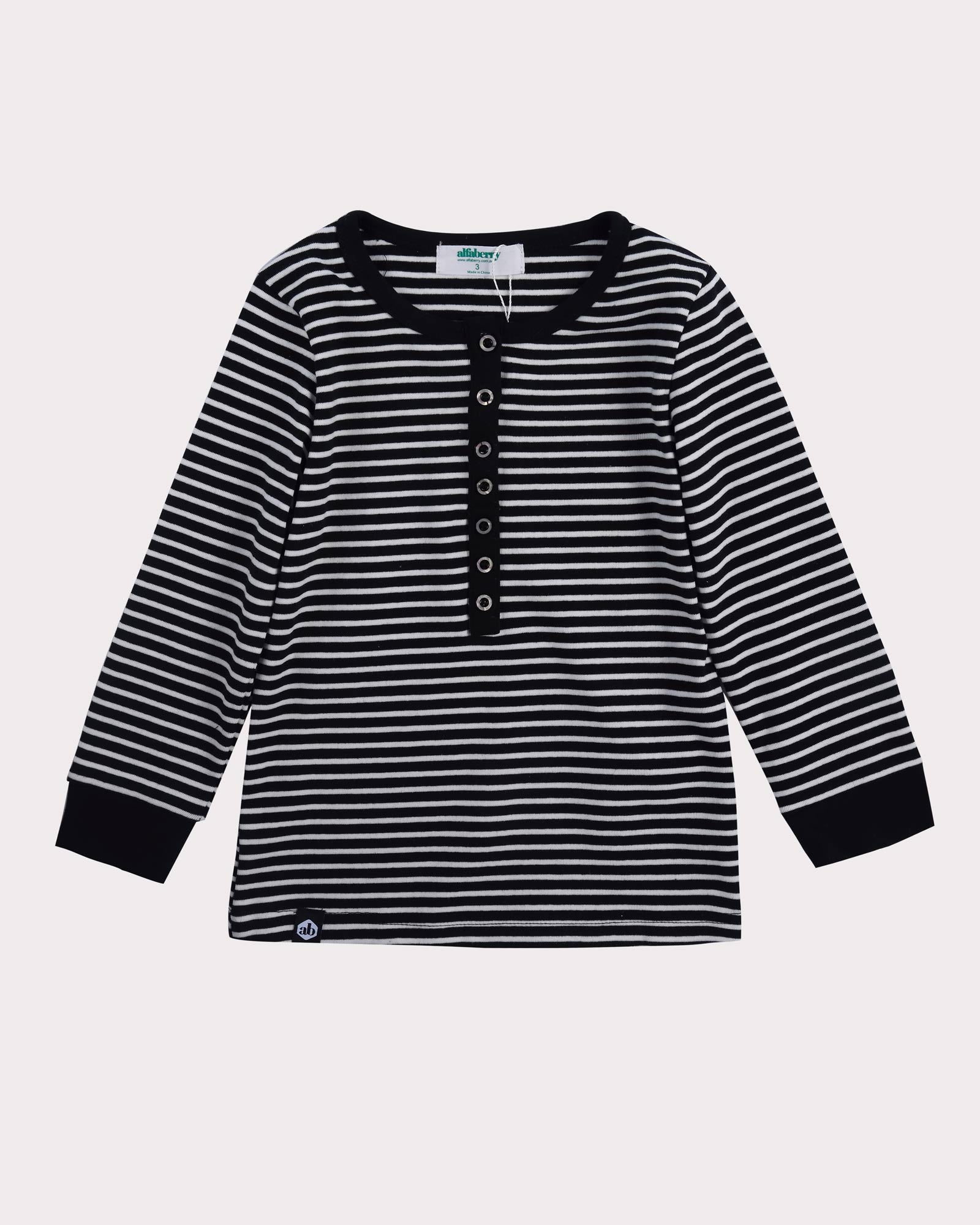 Buzz Long Sleeve Henley Front