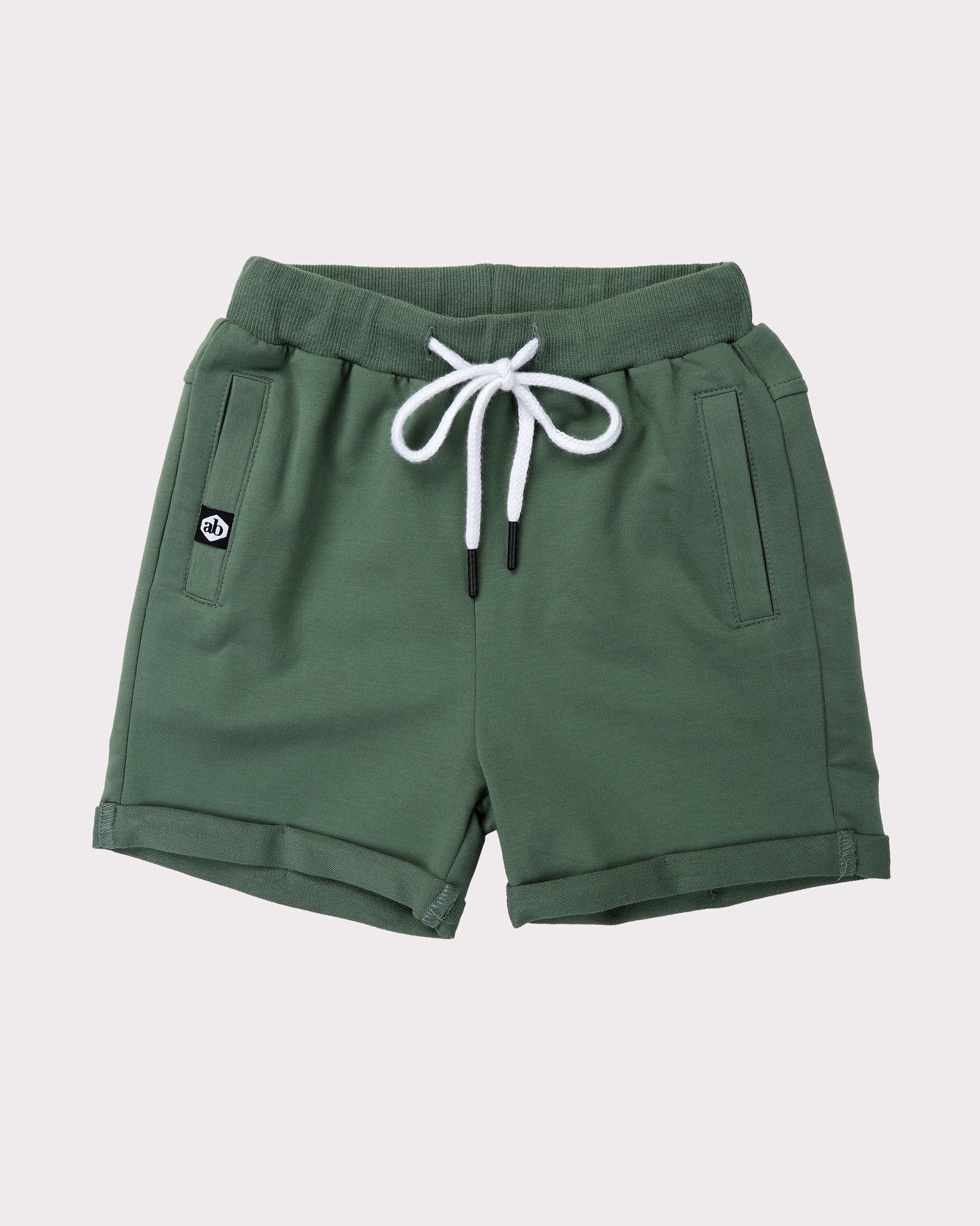 Muck About Cut Off Trackies In Forest Front